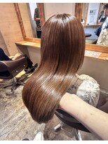 アルーシェ 新宿店(Alushe) 韓国ヘア×キャラメルベージュ×髪質改善