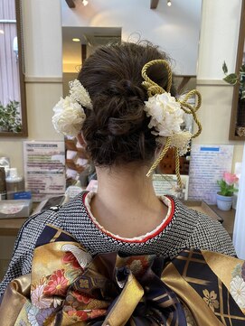 コアフィールフィス(COIFFURE fils) 新規お得クーポンあり【見附　今町】成人式ヘアスタイル