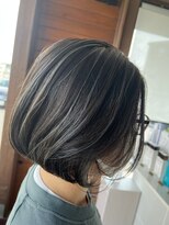 リドル ヘアー 駒生店(Riddle HAIR) ボブのハイライトスタイル