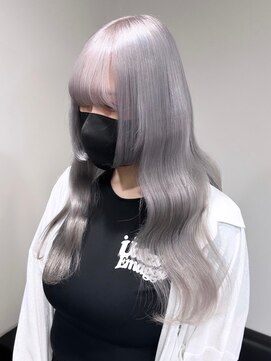 ベレーザ 渋谷(BELEZA) 9076ニュアンスカラーシルバーアッシュハイトーンカラー韓国ヘア
