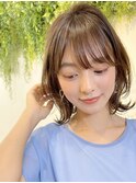 ★結べるボブくびれボブレイヤー外ハネパーマ髪質改善ケアカラー