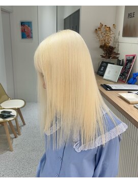 ペレ 渋谷(PELE) 前髪/アンブレラカラー/こなれミディ/イメチェン/ウェーブパーマ