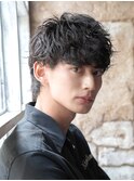 モテる黒髪ネープレスショート束感モテ髪ワックスなしマッシュ