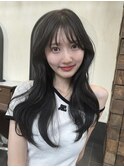 MINX川上春香　韓国ヘア　ウェーブ巻き