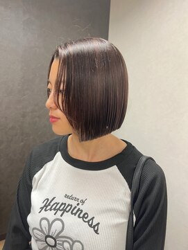 ルル(LuLu by KENJE) ボブ【藤沢/艶髪/ヘッドスパ/髪質改善/イノアカラー】