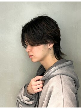 ロンドアンメゾン 原宿(Lond un Maison.) センターパート/毛流れ/韓国ウルフ/ダークアッシュ