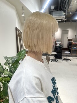 リル 茅ヶ崎(Liru:) 着物/メルティカラー/似合わせカット/ウェーブミディアム/茅ヶ崎