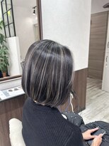 ベルヘアーデザイン 堺東(Belle hair Design)&nbsp;ボブ/ショートカット/コントラストハイライト/外国人風/堺東