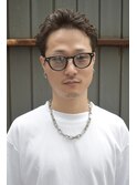 無造作ピンパーマ