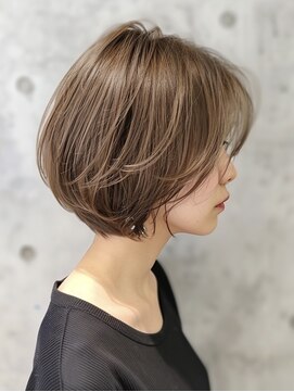 アルトリスト(Altruist Aging×HAIR&SPA) ☆イメチェンピンクベージュアンブレラカラー前髪クールショート