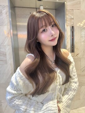 リリー(Lilley) マロンベージュ×姫カットレイヤー×韓国風巻き×髪質改善