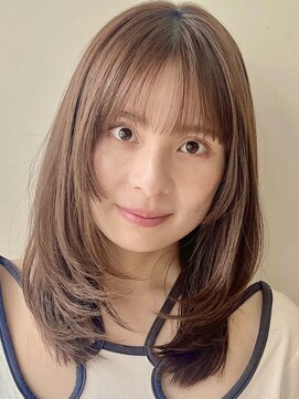 ガーデン 銀座(GARDEN) ミディアムレイヤー/イメチェン/ミニウルフチェリーブラウン銀座