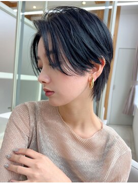 アフロートフクオカ(AFLOAT FUKUOKA) 【AFLOAT福岡】小顔前髪なしひし形レイヤーカット