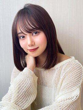 アフロート ディル(AFLOAT D'L) 内巻きシルエットが大人可愛い、柔らか質感のミディアムボブ