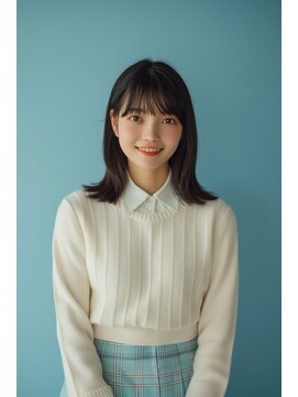 エヌプラスリタ 近鉄八尾(N+lita) くびれヘアアプリコットオレンジハイライトカラーサーフカラー