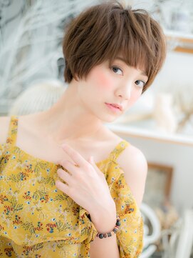 モッズヘア 越谷(mod's hair) ハイライトカラーフェザーショートマッシュc7越谷20代30代40代