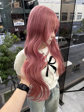 ギミックパシャ(GIMMICK pasha) 色落ちまで可愛いピンクカラー