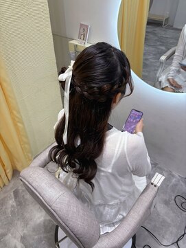 ヘア サロン クラン 東心斎橋店(hair salon clan) サイドお団子