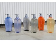 こだわりのヘアケア商品を取り揃えています。