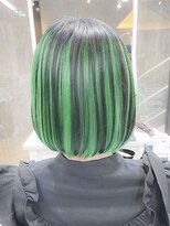 デイズ(days)&nbsp;スイカみたいに可愛いアンブレラカラーグリーンカラーボブ