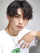 コンフィデンス メンズヘアー(confidence MEN'S HAIR)&nbsp;ニュアンス波巻きスパイラルパーマセンターパート