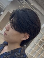 フィフスパーク(fifth PARK) 渋谷微分けmen'sフェザーパーマfifthセンターパートメンズパーマ