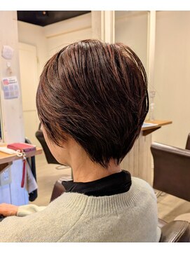 アンプリュス リアン(1+ Unplus lien) ピンクベージュ白髪活かしハイライトカラー/亀戸