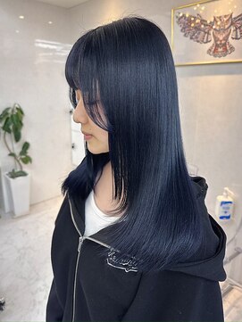 アリープアウル(ALEAP owl) 透明感ブルーグレージュ/ストレート/髪質改善