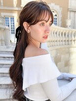 レア 表参道(L'ea)&nbsp;◎ピンクベージュ前髪イメチェンアンブレラカラークールショート