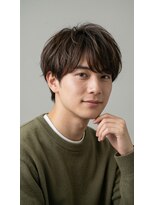 アッシュ 桜木町店(Ash)&nbsp;横浜桜木町/メンズカット/ラウンドマッシュ/束感ショート