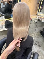 ロンド 表参道店(Lond)&nbsp;イメチェン/ピンクベージュ/バタフライカット/イメチェン/表参道