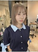 ブリーチベージュピンクブラウン