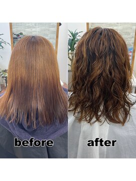 モンド ヘアクリエーション 和田店(monde hair creation) 【monde】before × after × 髪質改善