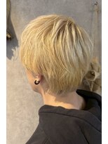 パーミル ヘア クマモト(permille ‰ hair Kumamoto) ブロンド×マッシュ