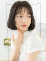 エイトサロン 八潮(8salon)&nbsp;八潮/髪質改善/シースルーバング☆ダークブラウン☆カールボブn
