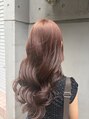 アウラ 長崎店(aura)&nbsp;pink brown室内と室外での色味が違うのが可愛いです！