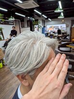 ヘアメイクボッカ(hair make Bokka)&nbsp;メンズ シルバーグレー