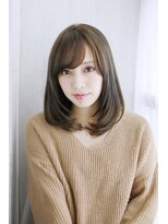 ワイビーアネックス(y.be annex)&nbsp;透明感のブルージュロング