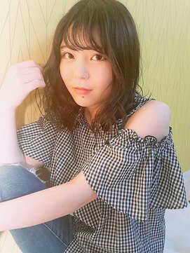 ヴィッカ ヘアーアンドメイク(vikka. hair and make) 今っぽガーリーなウェーブミディ☆