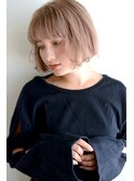 顎ラインボブ×クリアカラー