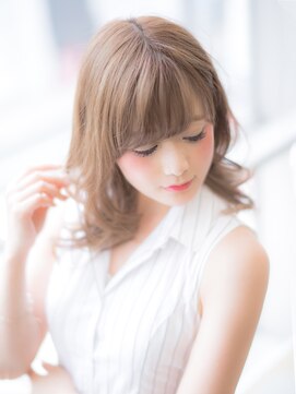 マルジュ(Marge) 【hair make Marge】ミルクティカラー×エアリーカール