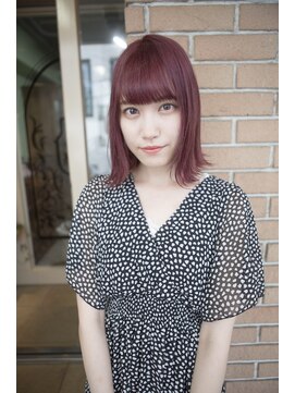 サロンドミルク 原宿(salon de MiLK) 【salon de MiLK 原宿】外ハネ×ピンクラベンダー