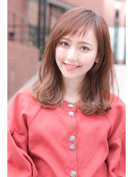 シェル 鎌倉小町(SHELL) 小顔に見えるひし形ツヤ髪シルエット・ミディアムレイヤー・６