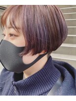 バローチェ 大阪 堀江(Barouche)&nbsp;ミニボブ　パープルピンク【Barouche/枝光孝悦】