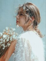 アイティー バイ アルバム 中野店(IT by ALBUM)&nbsp;ポニーテールとふわふわな顔周り_エアリーミディ_98086