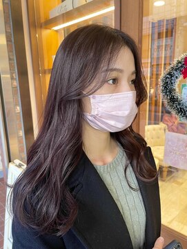 ネオリーブ クタ 町田店(Neolive kuta) 韓国風フェイスレイヤー×ラベンダーピンクブラウン