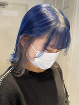 ベレーザ 渋谷(BELEZA)&nbsp;2624インナーカラーブルーサファイア逆グラデーションバイカラー