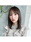 小顔前髪♪グレージュカラー!
