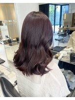 ヘアサロン ガリカ 表参道(hair salon Gallica)&nbsp;大人ゆるふわラベンダーココアブリーチなしダブルカラー