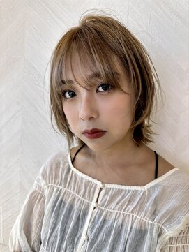 ロンド ストラーダ 心斎橋(Lond strada) マチルダボブ×インナーグレージュ【髪質改善/縮毛矯正】